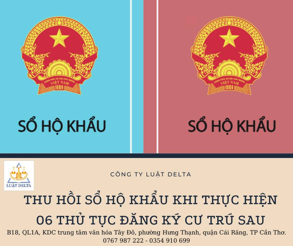 Những thủ tục đăng ký cư trú nào sẽ dẫn đến việc thay đổi thông tin