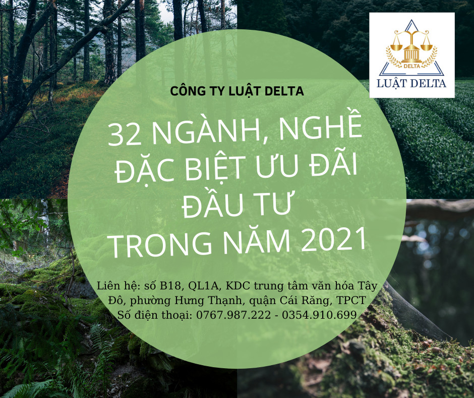 BẠN CÓ BIẾT? 32 NGÀNH, NGHỀ ĐẶC BIỆT ƯU ĐÃI ĐẦU TƯ